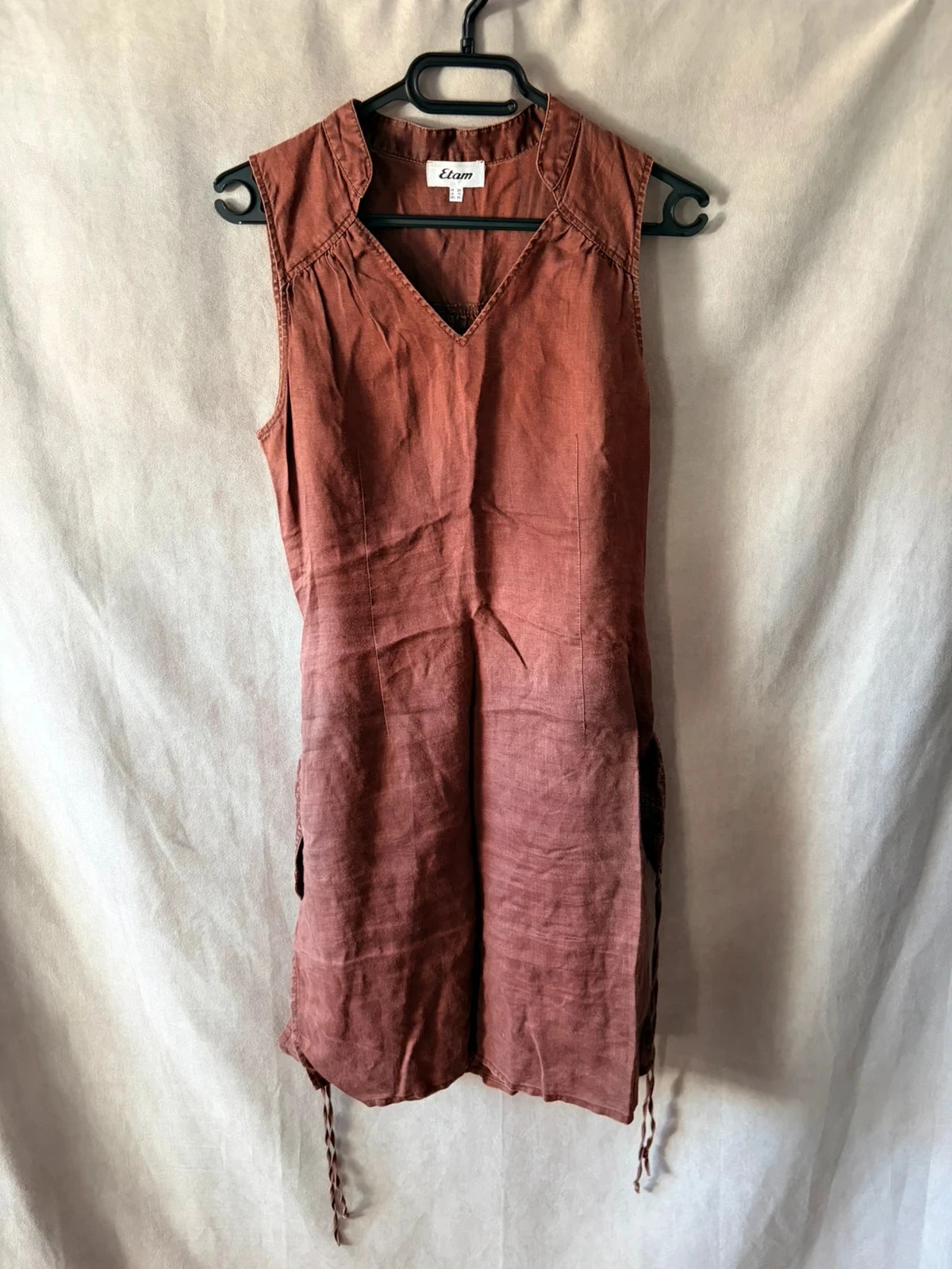 Robe marron etam taille 38